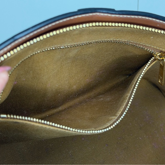 Celine Brown Triomphe Canvas Toiletry Pouch - Picture 8 of 16